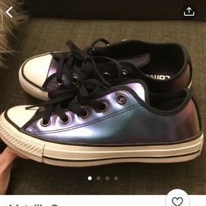Metallic converse.
